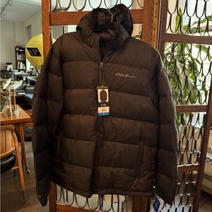 Brand New with Tags Eddie Bauer Hooded Puffer Jacket